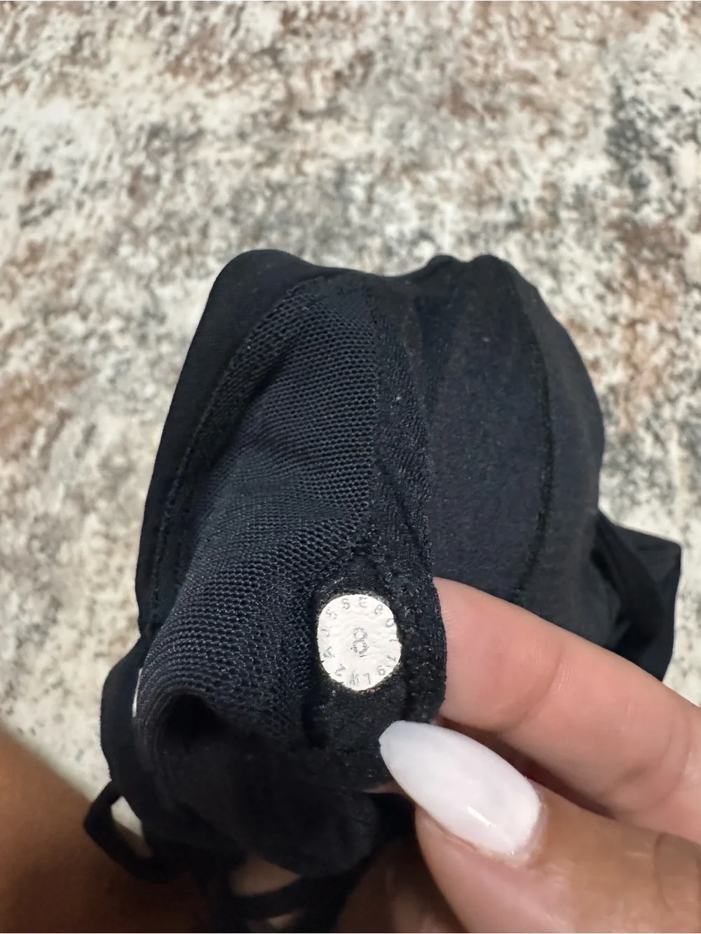 lululemon athletica Black Strappy Sports Bra